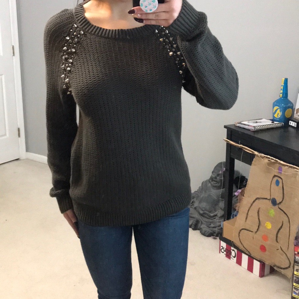 Studded Sweater